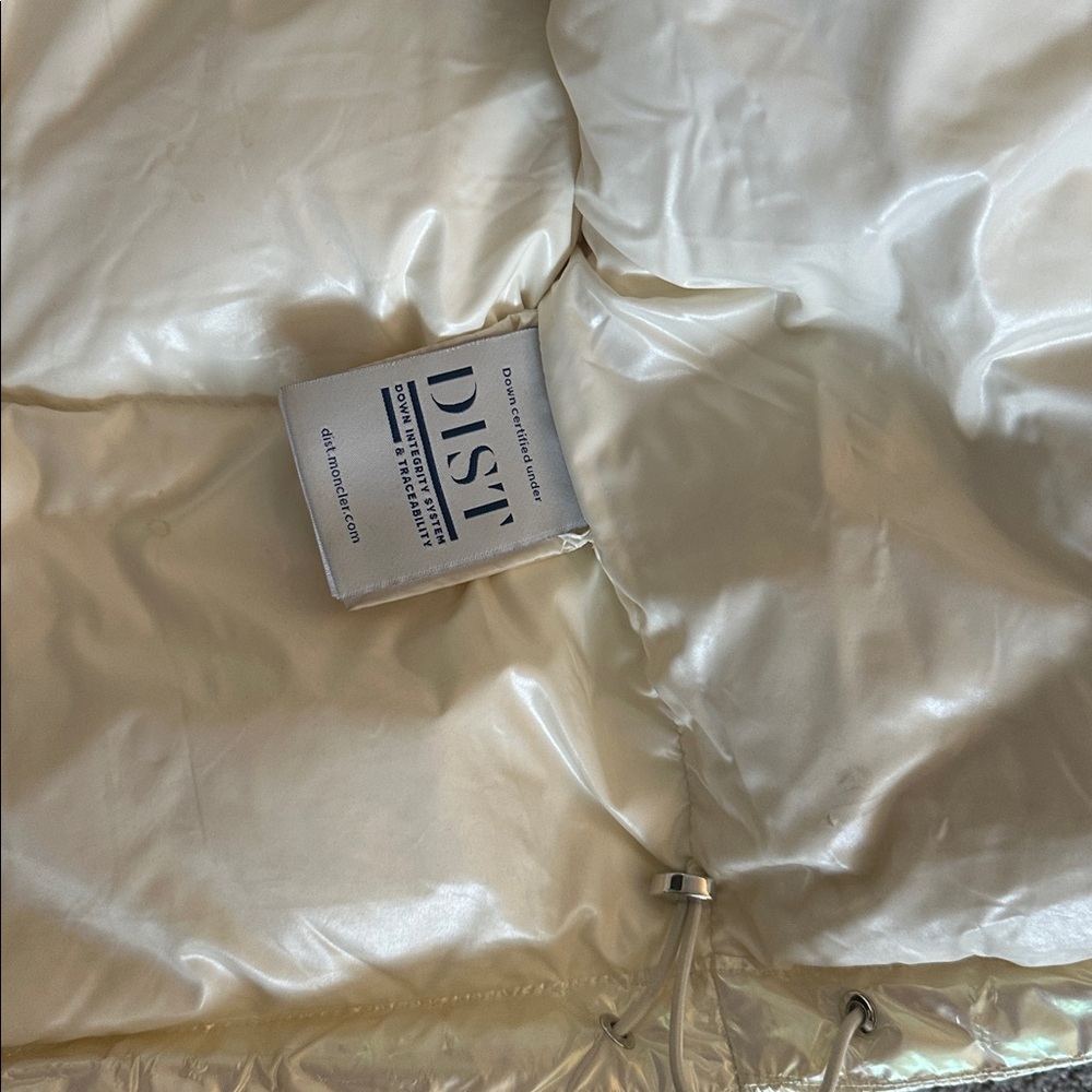 Moncler Iridescent Cream Puffer Jacket - Picture 8 of 17